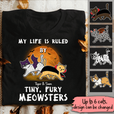 Halloween Gift For Cat's Human Servants Personalized T-Shirt TS-HR224
