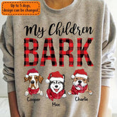 My Children Bark Christmas Personalized Dog T-Shirt TS-PT259
