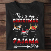 This Is My Christmas Pajama Shirt Personalized T-shirt TS-NB538