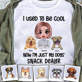 I Used To Be Cool Snack Dealer Dog Mom Personalized T-shirt TS-NB1140