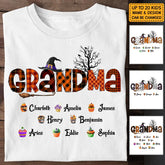 Grandma , Mama - Personalized T-Shirt - Happy Halloween TS-TT3306