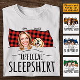Official Sleepshirt - Personalized T-Shirt - Gift For Dog Lovers TS - TT3094