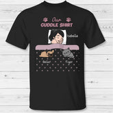 Cuddle time with pets - Personalized T-Shirt