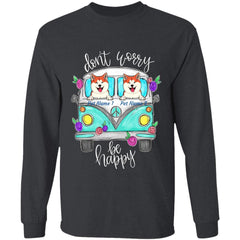 "Be Happy" dog personalized T-Shirt
