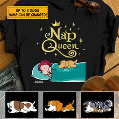 Nap Queen/King personalized dog t-shirt TS-GH172