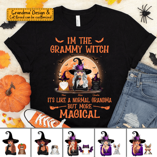 I'm The Grammy Witch Personalized T-Shirt TS-TU239