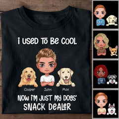 I Used To Be Cool Snack Dealer Dog Dad  Personalized T-shirt TS-NB1204