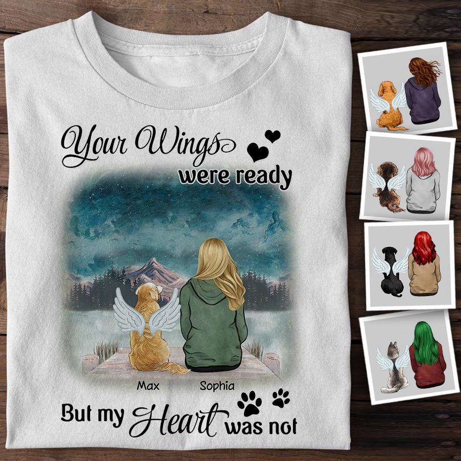 Dog Memorial In The Fairy Forest Personalized T-Shirt TS-PT1300