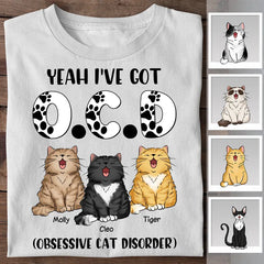 Obsessive Cat Disorder Personalized T-shirt TS-NB2439