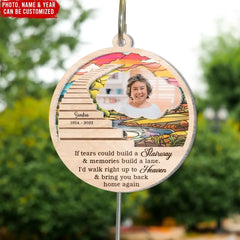 If Tears Could Build A Stairway - Personalized Suncatcher Hanging, Loss Of Loved One, Remembrance Gift - SH03