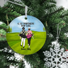 Personalized Ornament, Golf Couple And Partners, Gifts For Golf Lovers