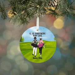 Personalized Ornament, Golf Couple And Partners, Gifts For Golf Lovers