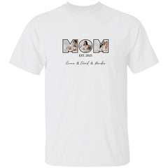 Mum/Mom Photo Letters - Personalised T-shirt