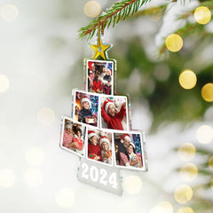 Custom Photo Christmas Tree - Personalized Custom Shaped Acrylic Ornament