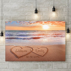 You Are My Everything - Couple Personalized Custom Horizontal Canvas - Gift For Husband Wife, Anniversary