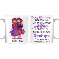 Personalized Old Friend Smile A Lot More Mug OB253 36O34