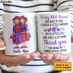 Personalized Old Friend Smile A Lot More Mug OB253 36O34