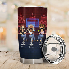 Here's To Another Year Of Bonding Over Alcohol Best Friends - Bestie BFF Gift - Personalized Custom Tumbler