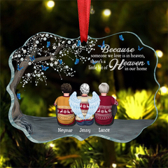 Family - I Am Always With You - Personalized Transparent Ornament