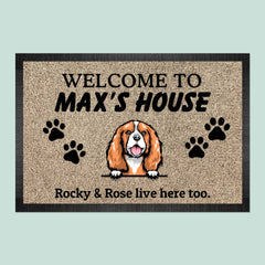 Welcome To Dog House Dog Doormat K228 888241