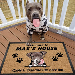 Welcome To Dog House Dog Doormat K228 888241