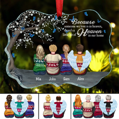 Family - I Am Always With You - Personalized Transparent Ornament