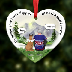 Dog Lover - The Moment Your Heart Stopped Dog - Personalized Ornament