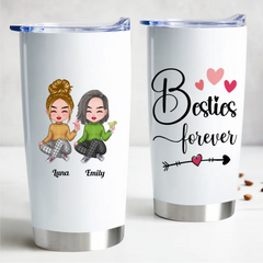 20oz Friends - Besties Forever - Personalized Tumbler